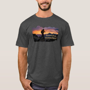 Hunting Montana Born • Mountain Raised T-Shirt