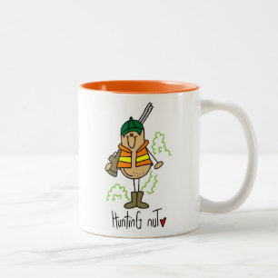 Hunting Nut T-shirts and Gifts Two-Tone Coffee Mug