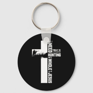 Hunting Oudoor Cross Jesus Christian Quote Cool Hu Key Ring