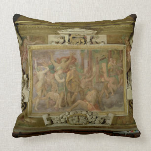Hunting out Ignorance, detail of decorative scheme Cushion