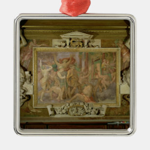 Hunting out Ignorance, detail of decorative scheme Metal Tree Decoration