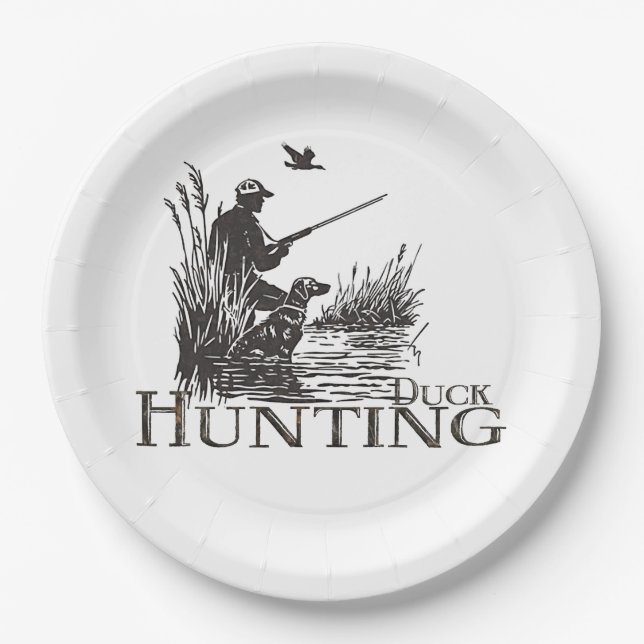 Hunting Paper Plate (Front)