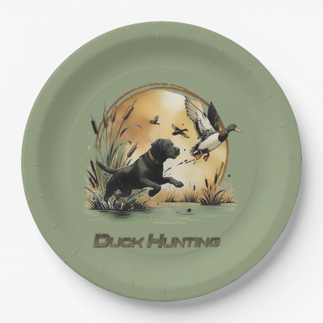Hunting Paper Plate (Front)