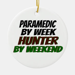 Hunting Paramedic Ceramic Tree Decoration