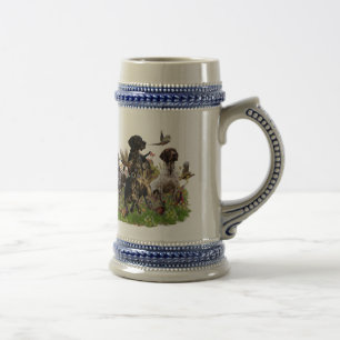 Hunting pheasant with GSP Beer Stein