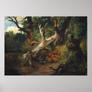 Hunting, Pontine Marshes - Horace Vernet Fine Art Poster