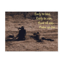 Hunting Postcard