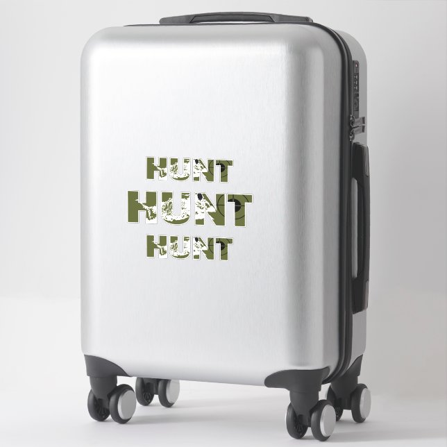 hunting quotes saying hunt hunter lover (Suitcase)