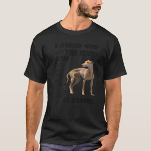Hunting Racing Dog Dad Costume, English Greyhound  T-Shirt