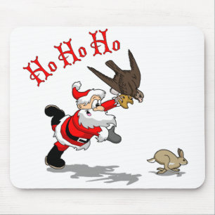 Hunting Santa Mouse Pad