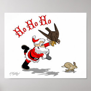 Hunting Santa Poster