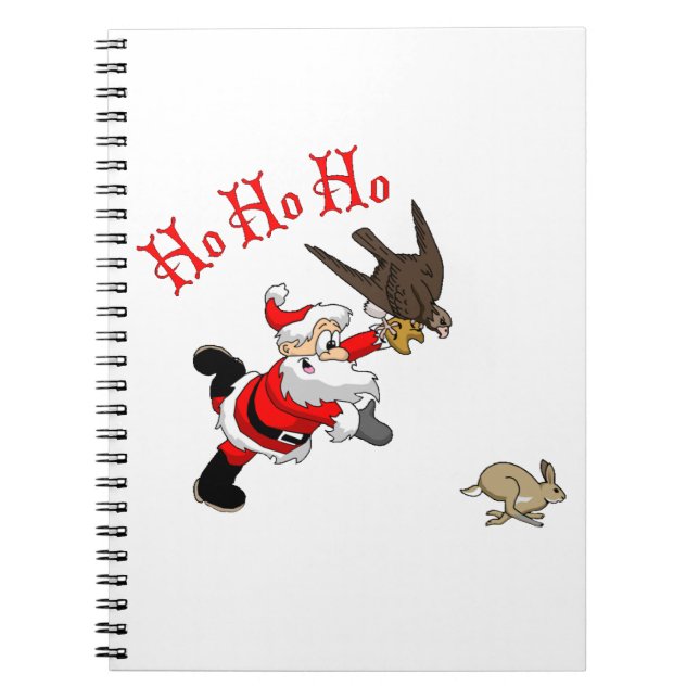 Hunting Santa Spiral Notebook (Front)