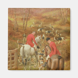 Hunting Scene, 1906 Magnet