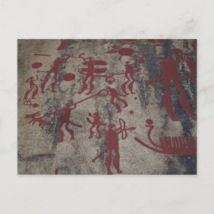 Hunting scenes postcard