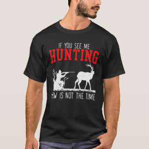Hunting Season Animal Hunter Dad Deer Hunt Rifle T-Shirt