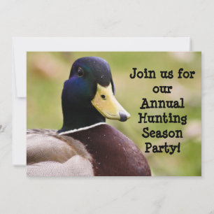 Hunting Season Duck Invitation