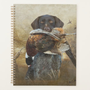 Hunting season , German Wirehaired Pointer Tapest Planner