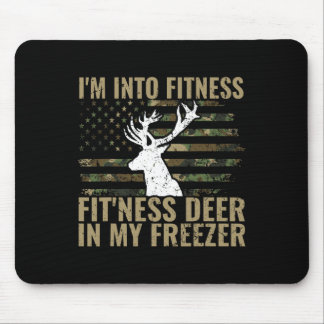 Hunting-shirt I'm Into Fitness Deer Freezer Funny  Mouse Pad