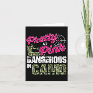 Hunting Shirts For Women Dangerous In Camo Deer Hu Card