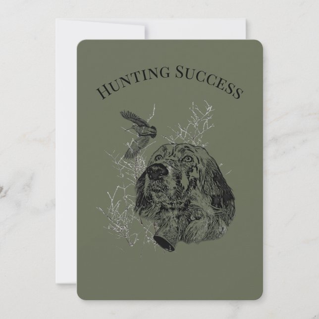 Hunting Success Invitation (Front)
