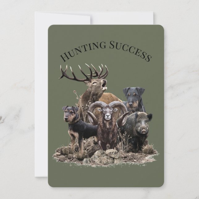 Hunting Success Invitation (Front)