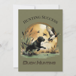 Hunting Success Invitation