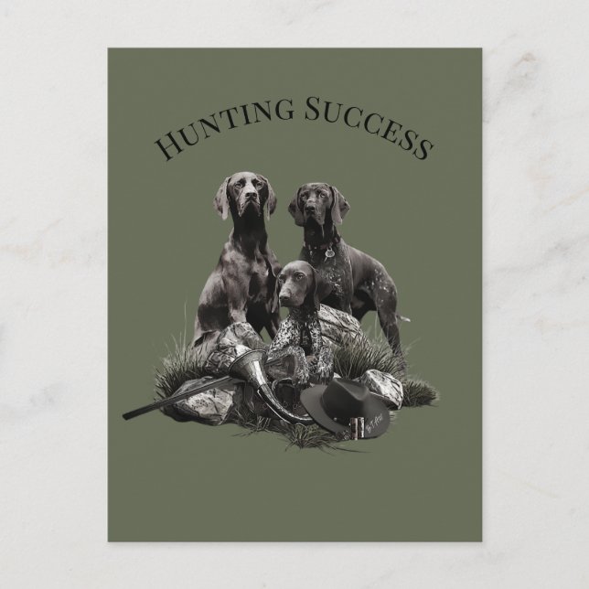 Hunting Success Postcard (Front)