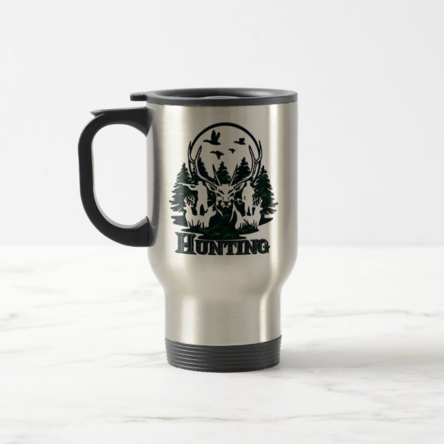 Hunting Travel Mug (Left)