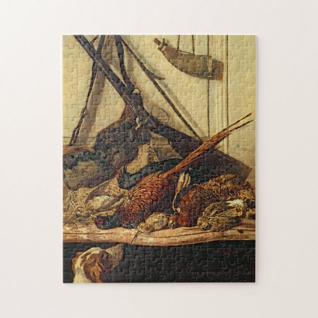 Hunting Trophies Monet Fine Art Jigsaw Puzzle (Vertical)