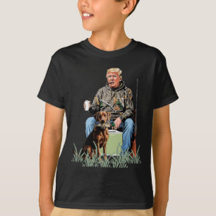 Hunting Trump Camouflage Funny Duck Hunting Season T-Shirt