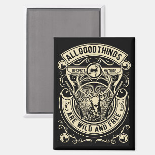 Hunting Vintage   Magnet