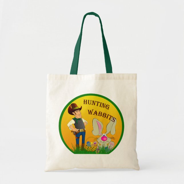 Hunting Wabbits Easter Tote Bag (Front)