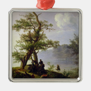 Hunting Waterfowl, 1828 Metal Tree Decoration