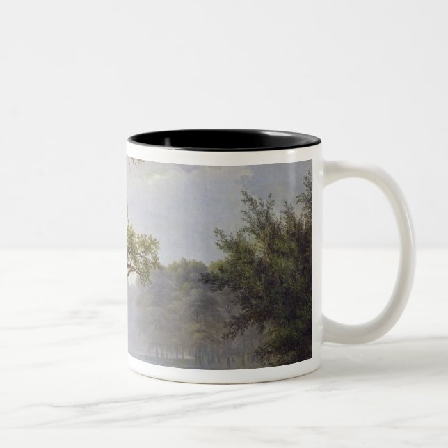 Hunting Waterfowl, 1828 Two-Tone Coffee Mug (Right)