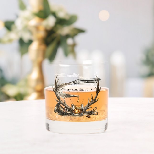 Hunting  whiskey glass (Insitu (Wedding))
