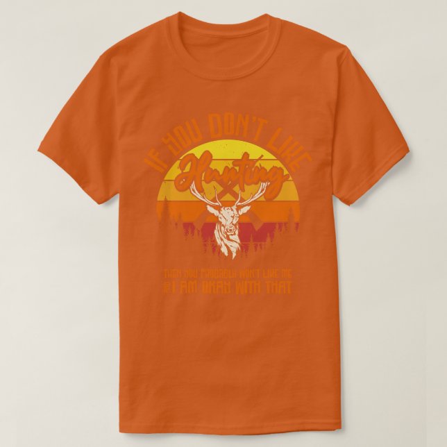 Hunting Wild Animals Hunter Shooting  T-Shirt (Design Front)