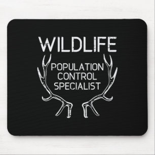 Hunting Wildlfe Population Control Specialist Funn Mouse Pad