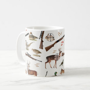 Hunting Wildlife Outdoorsman Pattern Coffee Mug
