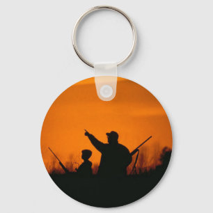 Hunting With Dad Key Ring