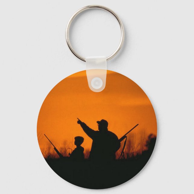 Hunting With Dad Key Ring (Front)
