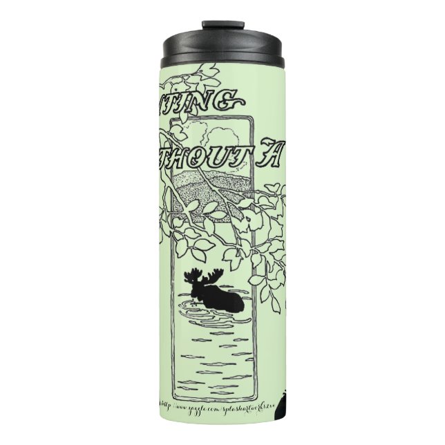 "Hunting without a gun-camera buff" Thermal Tumbler (Front)