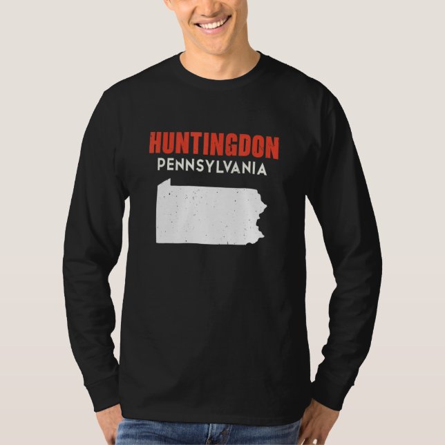 Huntingdon Pennsylvania USA State America Travel T-Shirt (Front)