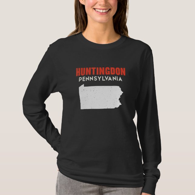 Huntingdon Pennsylvania USA State America Travel T-Shirt (Front)