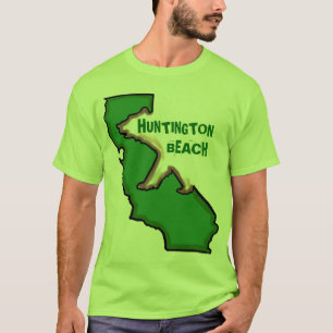 Huntington Beach California green state guys tee