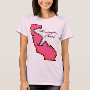 Huntington Beach California pink ladies tank