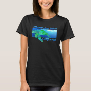 Huntington Beach California Swimming Sea Turtle T-Shirt