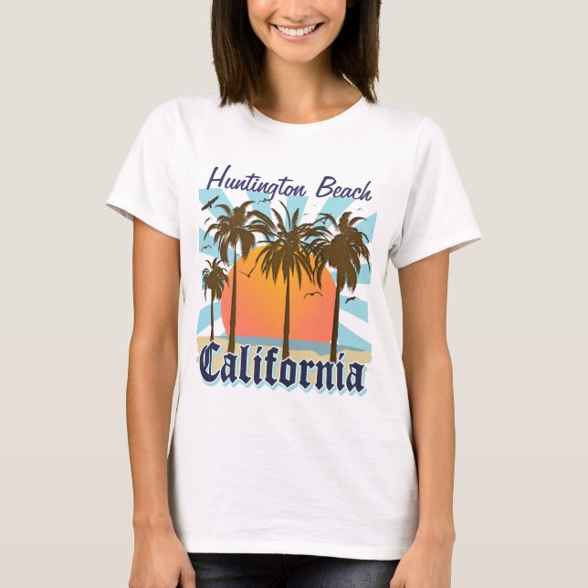 Huntington Beach California T-Shirt (Front)