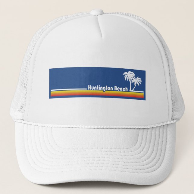 Huntington Beach California Trucker Hat (Front)