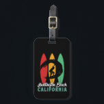 Huntington Beach California Vintage Retro Surfing Luggage Tag<br><div class="desc">Vintage retro surfboard design for surfers who love surfing and riding the ocean waves. Cool summer holiday, spring break merchandise for those who enjoy hot sun, tropical weather, sunbathing under the palm tree. Grunge and distressed design to wear while enjoying the beach party and singing around the bonfire. Great souvenir,...</div>