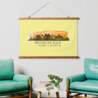 Huntington Beach City Silhouette
